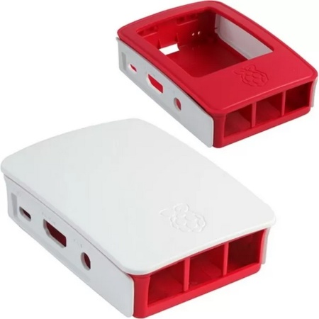 RA129 Корпус ACD Red+White ABS Plastic case for Raspberry Pi 3 B/B+ (аналог арт.54201)(RASP1952) RA129 Корпус ACD Red+White ABS Plastic case for Raspberry Pi 3 B/B+ (494156)