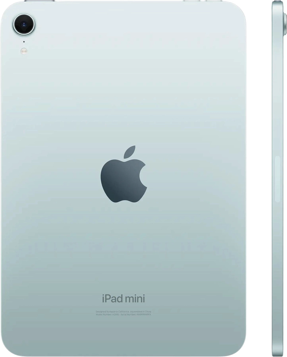 Планшет Apple iPad mini 2024 A2993 A17 Pro 6С RAM8Gb ROM128Gb 8.3" IPS 2266x1488 iOS голубой 12Mpix 12Mpix BT WiFi 10hr