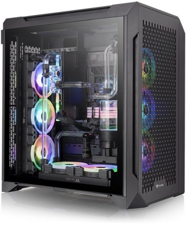 Корпус Thermaltake CTE C700 Air черный без БП ATX 12x120mm 11x140mm 2x200mm 2xUSB3.0 audio bott PSU