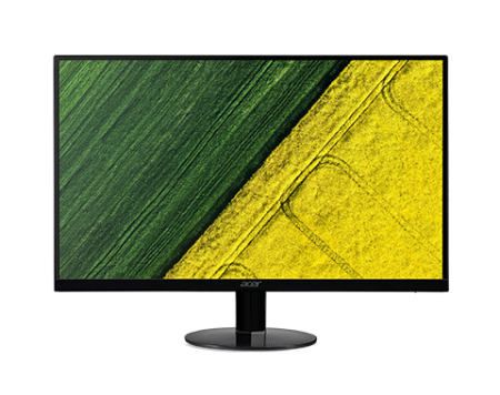 Монитор 23.8" ACER  SA240YAbi IPS, 1920x1080 ,75Hz , 4ms, 178°/178° , 250nits ,  + HDMI , 1000:1, Black Matt with glossy foot stand (незначительное повреждение коробки)