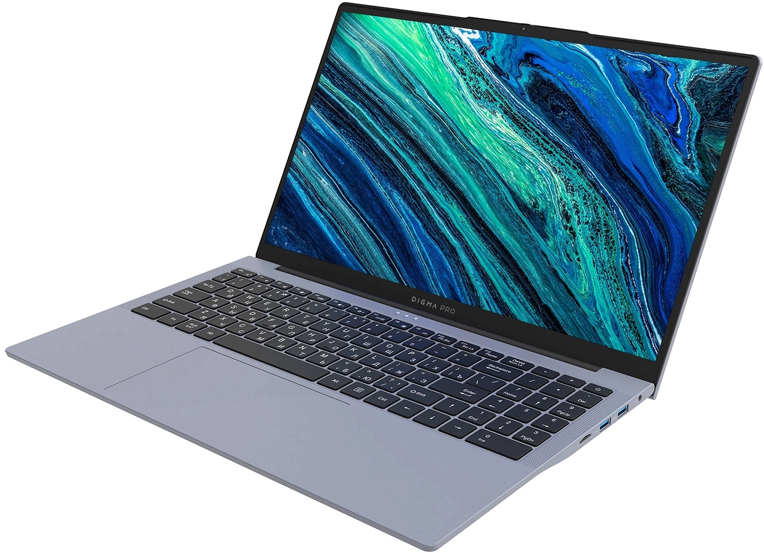 Ноутбук Digma Pro Cursus Ryzen 5 3500U 16Gb SSD512Gb AMD Radeon Graphics 15.6" IPS FHD (1920x1080) Windows 11 Pro grey WiFi BT Cam 5500mAh (DN15R5-ADXW10)