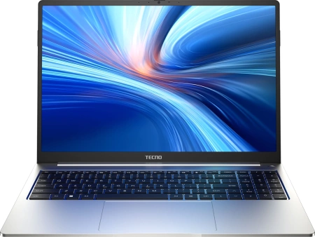 Ноутбук Tecno MegaBook T16 Core i5 13420H 16Gb SSD512Gb Intel UHD Graphics 16" IPS FHD+ (1920x1200) noOS 64 silver WiFi BT Cam 6460mAh (T16RA-NES0)