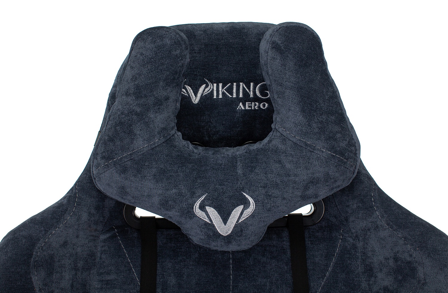 Кресло игровое Zombie VIKING KNIGHT Fabric синий Light-27 с подголов. крестов. металл Кресло игровое Zombie VIKING KNIGHT Fabric синий Light-27 с подголов. крестов. металл