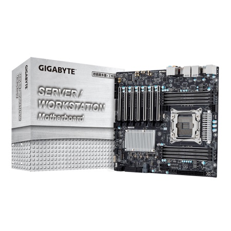 MW51-HP0 1.0B (GAW51HP0MR-00-G10B) Intel Xeon W-series, Quad Channel RDIMM/LRDIMM DDR4, 8 x DIMMs , "ASMedia 2142 USB 3.1, 2xGbE LAN, 8 x SATA III from C422, supports SATA DOM, Ultra-Fast M.2 and U.2 with PCIe x4 , 4 x Full speed PCIe Gen3 x16 slots