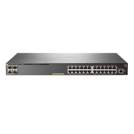 JL261A HPE Коммутатор Aruba 2930F Managed L3 24G PoE+ 370W 4SFP Switch