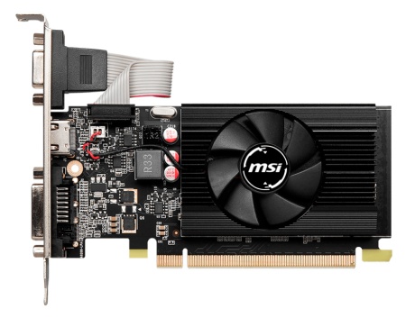 Видеокарта MSI PCI-E N730K-2GD3/LP NVIDIA GeForce GT 730 2Gb 64bit GDDR3 902/1600 DVIx1 HDMIx1 CRTx1 HDCP Ret low profile