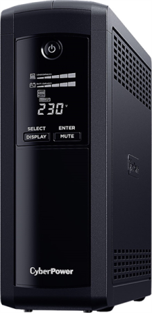 Источник бесперебойного питания Cyberpower VP1600ELCD Line-Interactive 1600VA/960W USB/RS-232/RJ11/45  (4 + 1 EURO) (существенное повреждение коробки)