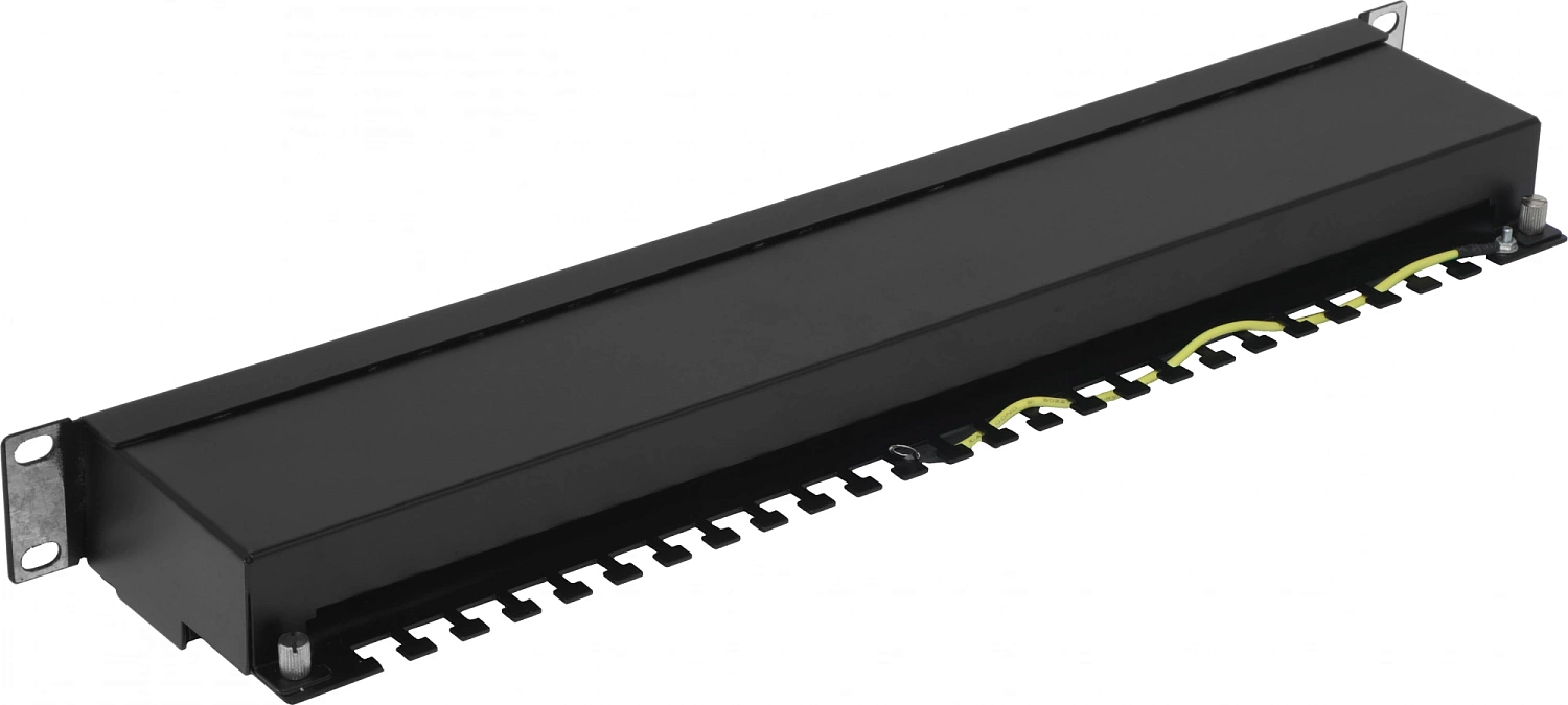 Патч-панель WRline WR-PL-24-C5E-SH-D 19" 1U 24xRJ45 кат.5e FTP