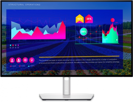 Монитор Dell 27" UltraSharp U2722D черный IPS LED 5ms 16:9 HDMI матовая HAS Piv 1000:1 350cd 178гр/178гр 2560x1440 60Hz DP 2K USB