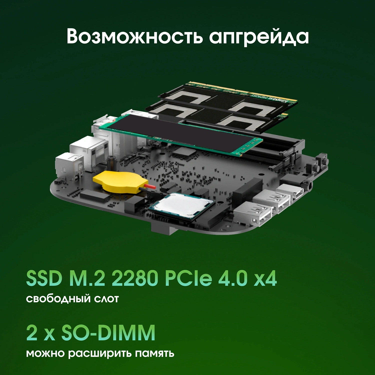Неттоп Digma Pro Minimax X5 Ryzen 7 7840HS (3.8) 16Gb SSD512Gb 780M Windows 11 Pro GbitEth WiFi BT 100W серебристый (DPR7-ADXW01)