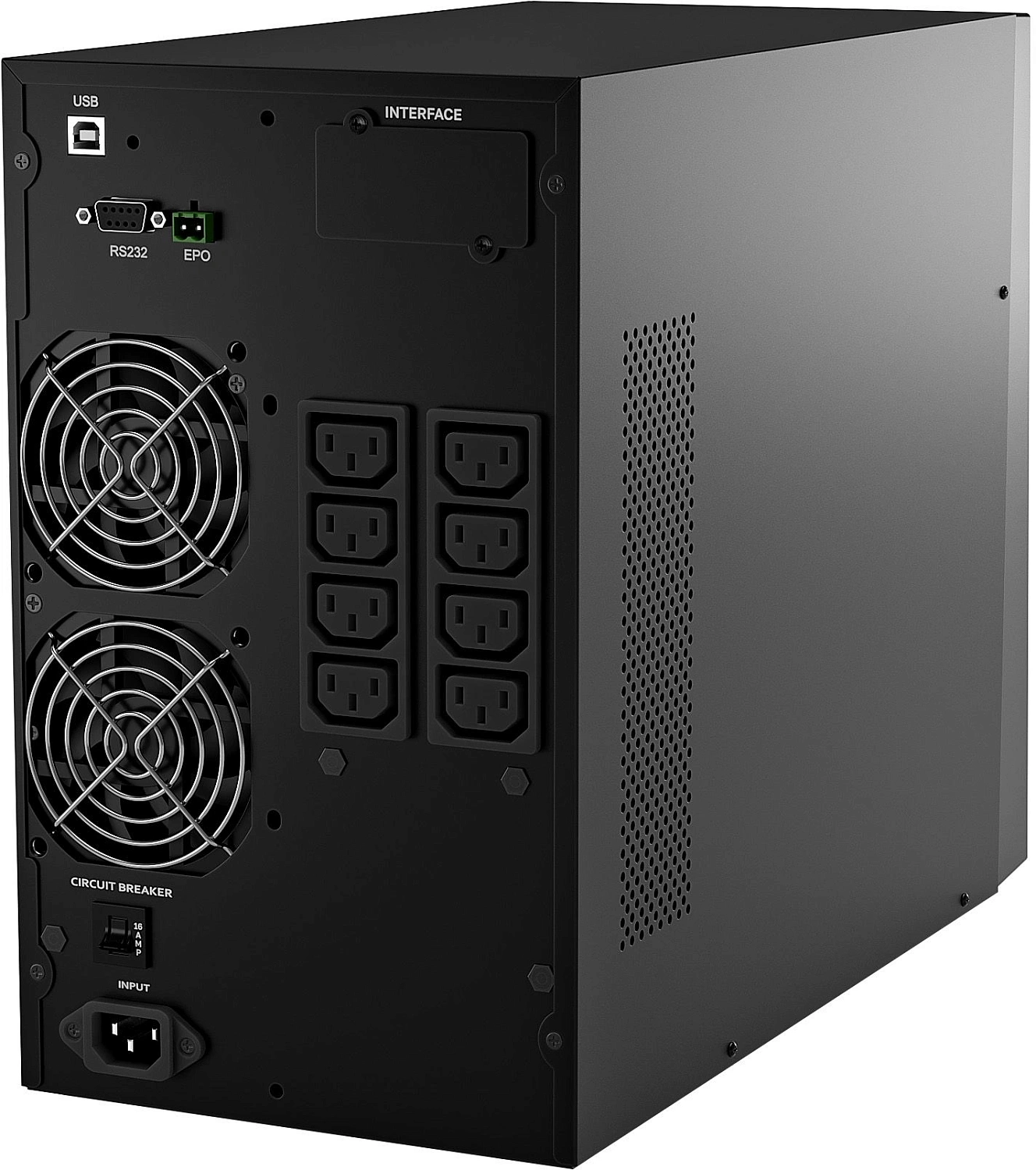 Источник бесперебойного питания Powercom Macan Plus MAC2000TIN 2000Вт 2000ВА черный