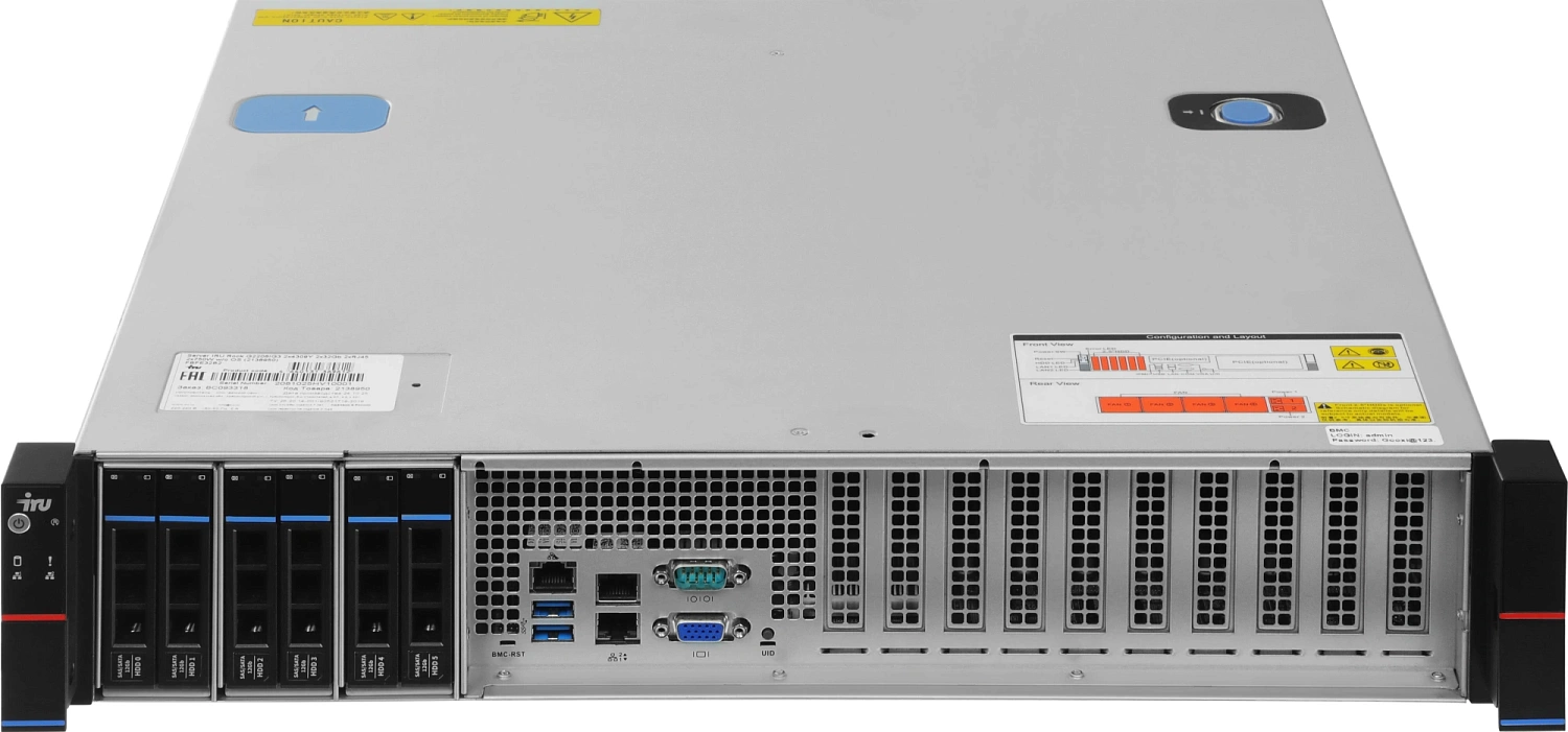 Сервер IRU Rock G2206IG3 2x4309Y 2x32Gb 2xRJ45 2x750W w/o OS (2138950)