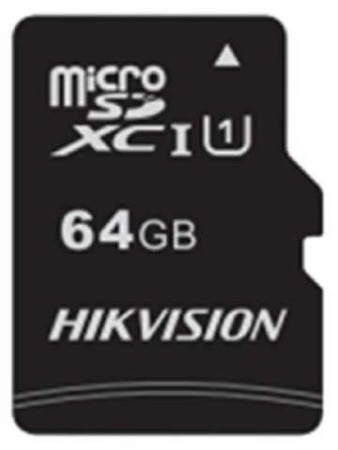 Флеш карта microSDXC Hikvision 64GB HS-TF-C1(STD)/64G/Adapter + adapter