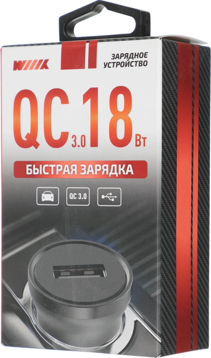 Автомобильное зар./устр. Wiiix UCC-4-1-11 18W 2.4A (QC) черный