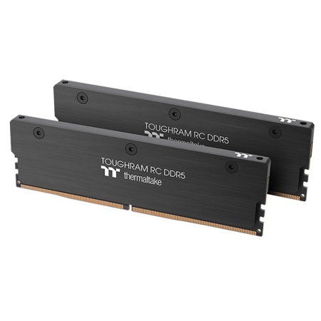 32GB Thermaltake DDR5 4800 DIMM TOUGHRAM RC Black Gaming Memory RA50D516GX2-4800C40A Non-ECC, CL40, RA50D516GX2-4800C40A 1.1V, Heat Shield, XMP 2.0, Kit (2x16GB), RTL (531146)