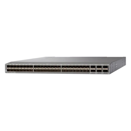 Nexus N9K-C93180YC-FX 48x 1/10/25Gb SFP+, 6x 40/100Gb QSFP28, Supported Speed 16/32 Gb Fibre Channel, 1U, Layer 2/3, Smart Offline License, 2x PC AC, 4x FAN (Port-side Intake), 6 Core CPU, DRAM 24GB, SSD 128GB