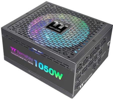 Блок питания Thermaltake ATX 1050W Toughpower PF1 ARGB 80+ platinum 24pin APFC 140mm fan color LED 12xSATA Cab Manag RTL