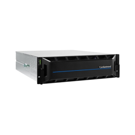 Система хранения данных EonStor GS 2000 3U/16bay,dual redundant controller subsystem 2x12Gb/s SAS,8x1G iSCSI+4x host board,4x4GB,2x(PSU+FAN Module),2x(SuperCap.+Flash module),16xdrive trays and 1xRackmount kit(GS 2016RTCF-D)