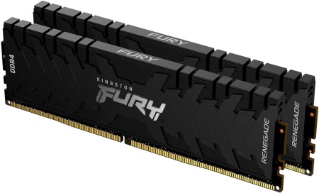 Память DDR4 2x16Gb 2666MHz Kingston KF426C13RB1K2/32 Fury Renegade Black RTL Gaming PC3-21300 CL13 DIMM 288-pin 1.35В dual rank с радиатором Ret