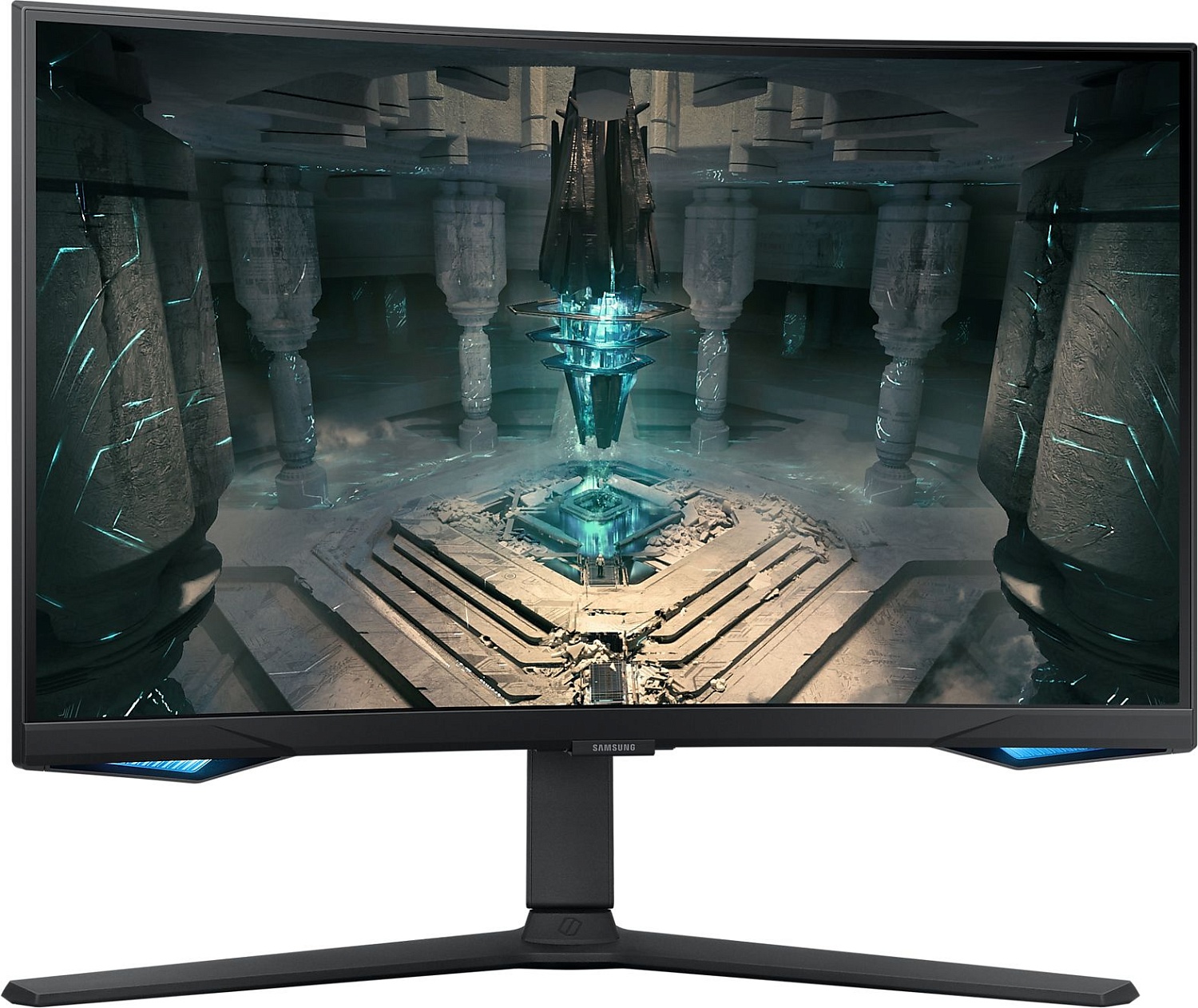Монитор Samsung 27" Odyssey G6 S27BG650EI черный VA LED 16:9 HDMI M/M полуматовая HAS Piv 350cd 178гр/178гр 2560x1440 240Hz FreeSync Premium Pro DP QHD USB 6.4кг