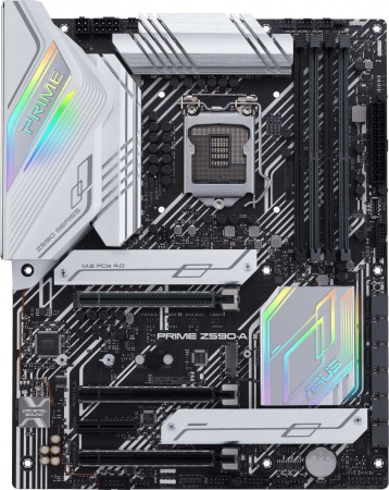 Материнская плата ASUS PRIME Z590-A, LGA1200, Z590, 4*DDR4, HDMI+DP, CrossFireX, SATA3 + RAID, Audio, Gb LAN, USB 3.2*8, USB 2.0*6, COM*1 header (w/o cable), ATX ; 90MB16D0-M0EAY0