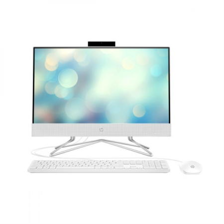 Моноблок HP 22-dd2006ci NT 21.5" FHD(1920x1080) Core i3-1215U, 8GB DDR4 3200 (1x8GB), SSD 256Gb, Intel Internal Graphics, noDVD,Rus/Eng kbd&mouse wired, HD Webcam, Snow White, FreeDos, 1Y Wty