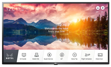 Жк-панель LG 50" UHD, Ceramic BK, DVB-T2/C/S2, IP-channels, HDR 10pro, Pro:Centric, WebOS 5.0