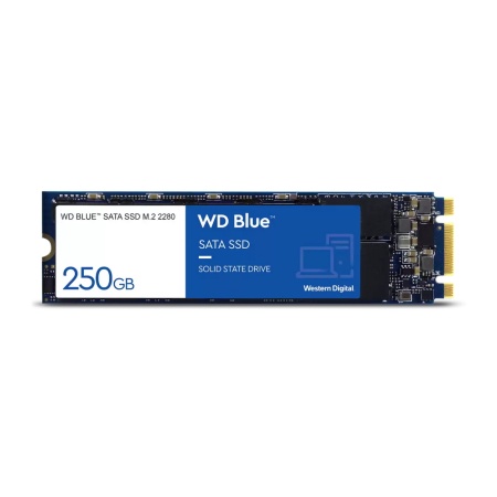 M.2 2280 2TB WD Blue Client SSD WDS200T2B0B SATA 6Gb/s, 560/530, IOPS 95/84K, MTBF 1,75M, 3D NAND TLC, 500TBW, Retail (856285)