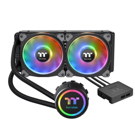 Floe DX RGB 240 TT Premium Edition/All-In-One Liquid Cooling System/Braided Tube/Riing Duo