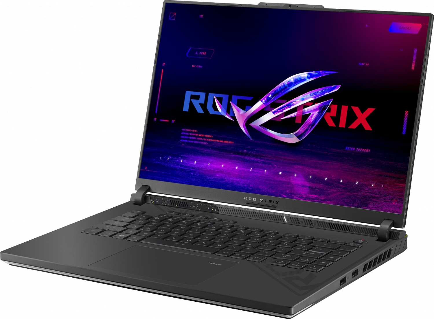 Ноутбук Asus ROG Strix G614JZ-N4077 Core i7 13650HX 16Gb SSD1Tb NVIDIA GeForce RTX4080 12Gb 16" IPS WQXGA (2560x1600) noOS grey WiFi BT Cam (90NR0CZ1-M005M0)