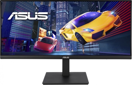 Монитор Asus 34" Gaming VP349CGL черный IPS LED 1ms 21:9 HDMI M/M матовая HAS Piv 300cd 178гр/178гр 3440x1440 100Hz FreeSync DP UW USB 9.27кг