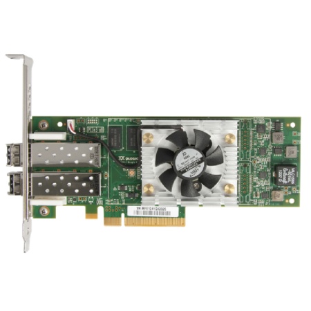 AOC-QLE2672 16Gb/s FC HBA, 2-port, PCIe v2.0 x8 (или v3.0 x4), LC MMF