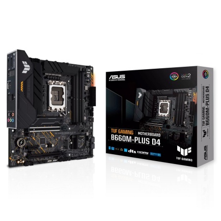 TUF GAMING B660M-PLUS D4 /LGA1700,B660,USB3.2 GEN 2X2,MB