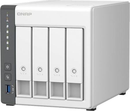 Сетевое хранилище NAS Qnap D4 (REV. C) 4-bay настольный Cortex-A55 RK3568B2