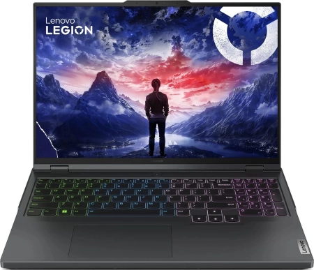 Ноутбук Lenovo Legion Pro 5 16IRX9 Core i5 14500HX 16Gb SSD1Tb NVIDIA GeForce RTX4050 6Gb 16" IPS WQXGA (2560x1600) noOS dk.grey WiFi BT Cam (83DF00E7RK)