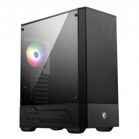 MAG FORGE 110R Mid-Tower, ATX, 2xUSB 3.2, Audio I/O, 1x120mm ARGB Fan, Front metal MESH, Up to 330mm GPU, Acrylic Window, Brown box (883331)