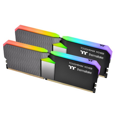 64GB Thermaltake DDR4 4000 DIMM TOUGHRAM XG RGB Black Gaming Memory R016R432GX2-4000C19A Non-ECC, R016R432GX2-4000C19A CL19, 1.35V, Heat Shield, XMP 2.0, Kit (2x32GB), RTL (529211)