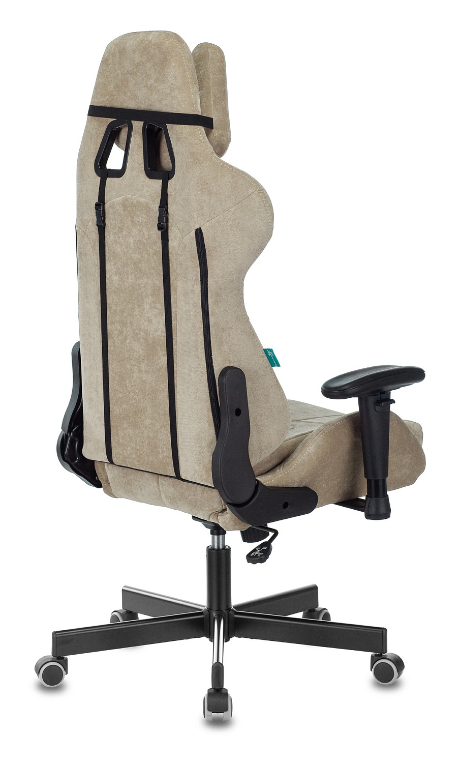 Кресло игровое Zombie VIKING KNIGHT Fabric песочный Light-21 с подголов. крестов. металл Кресло игровое Zombie VIKING KNIGHT Fabric песочный Light-21 с подголов. крестов. металл