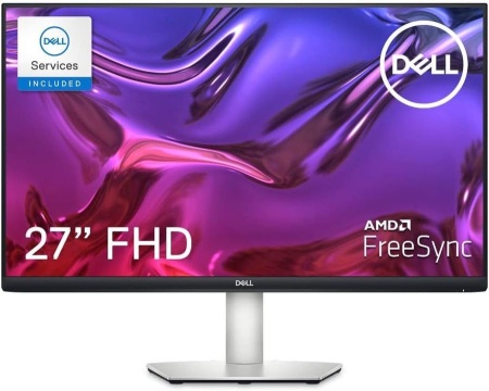 Монитор Dell 27" S2723HC серебристый/черный IPS LED 16:9 HDMI M/M матовая HAS Piv 300cd 178гр/178гр 1920x1080 75Hz FreeSync FHD USB