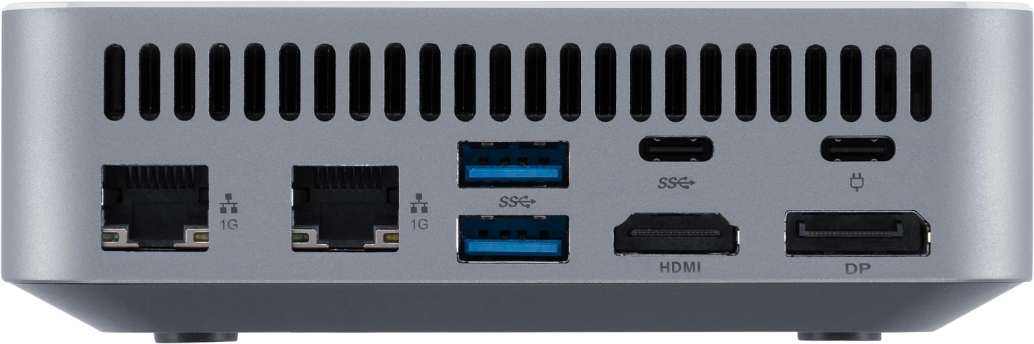 Неттоп IRU Tactio 515 i5 12450H (2) 16Gb SSD512Gb Iris Xe Windows 11 Pro 64 2xGbitEth WiFi BT 100W серый (RUS) (2195518)