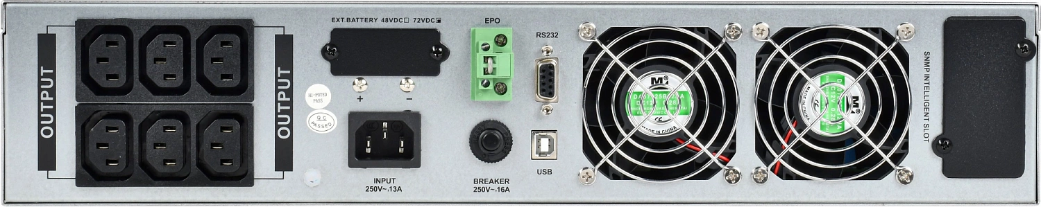 Источник бесперебойного питания ITK EOR-0003KVA-1-006 3000Вт 3000ВА черный