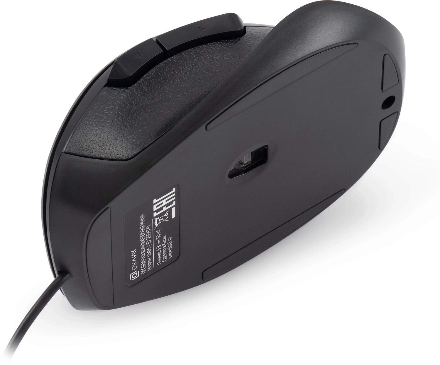 Мышь Оклик 504M черный/серый оптическая (3600dpi) silent USB (6but) Мышь Оклик 504M черный/серый оптическая (3600dpi) silent USB (6but)