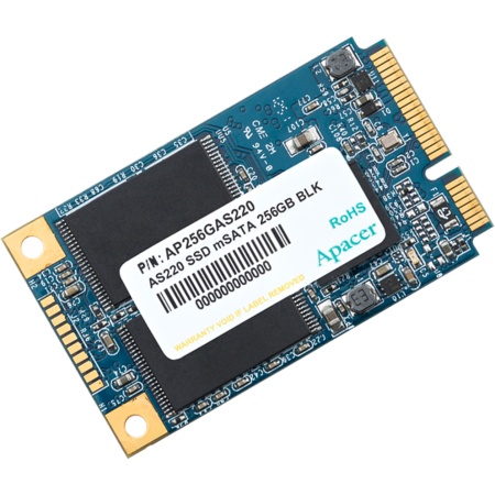 mSATA 64GB Apacer SM210-300 Industrial SSD 81.1AEG4.LK4B2BF MO-300A SATA 6Gb/s, 390/90, IOPS 81.1AEG4.LK4B2BF 45/22K, MTBF 1M, MLC, APM064GMFFN-4BTM1W, Thermal Sensor, Bulk