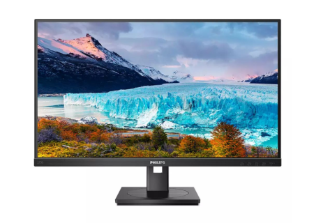 Монитор LCD 27'' 16:9 1920х1080(FHD) IPS, nonGLARE, 75 Hz, 300 cd/m2, H178°/V178°, 1000:1, 50М:1, 16.7M, 4ms, HDMI, DP, USB-C, Height adj, Pivot, Tilt, Swivel, Speakers, 3Y, Black