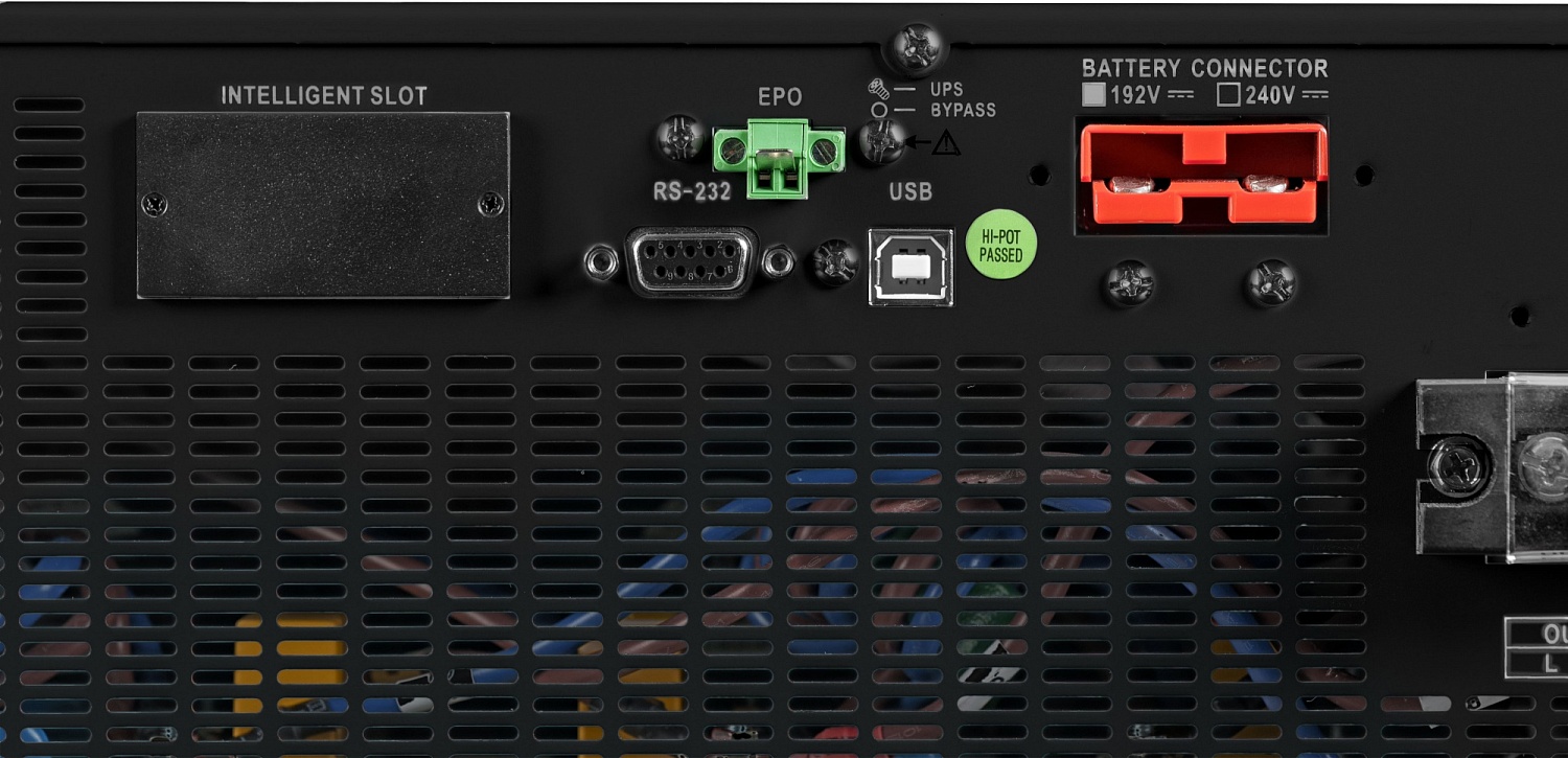 Источник бесперебойного питания Systeme Electric Smart-Save Online SRV, 10000VA/9000W, On-Line, Extended-run, Rack 5U(Tower convertible), LCD, Out: Hardwire, SNMP Intelligent Slot, USB, RS-232