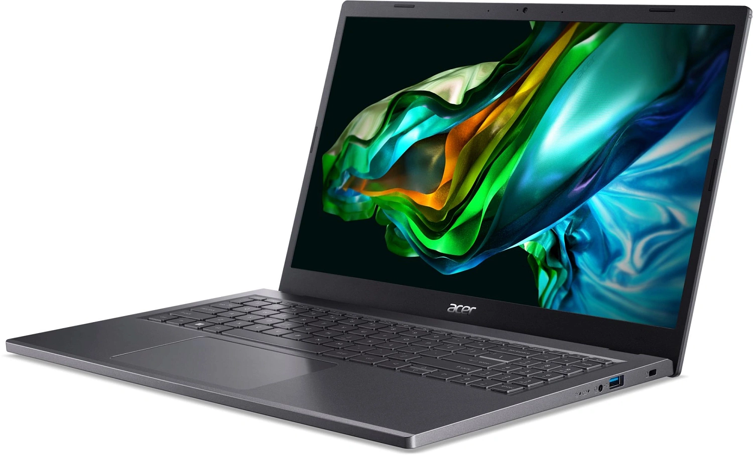 Ноутбук Acer Aspire 5 A515-58P-759A Core i7 1355U 16Gb SSD512Gb Intel Iris Xe graphics 15.6" IPS FHD (1920x1080) без ОС grey WiFi BT Cam (NX.KHJER.007)