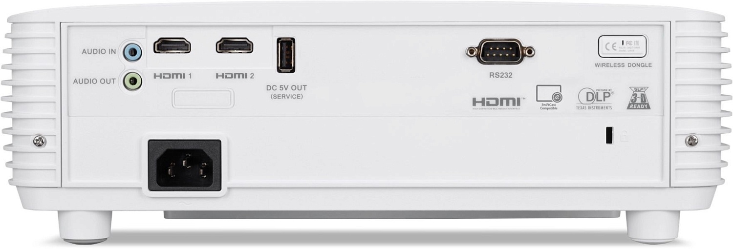 Проектор Acer P1557Ki DLP 4800Lm (1920x1080) 10000:1 ресурс лампы:6000часов 1xUSB typeA 2xHDMI 2.9кг