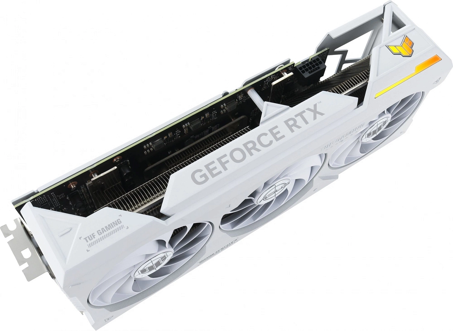 Видеокарта Asus PCI-E 4.0 TUF-RTX4070TIS-O16G-WHITE-GAMING NVIDIA GeForce RTX 4070TI Super 16Gb 192bit GDDR6X 2730/21000 HDMIx2 DPx3 HDCP Ret