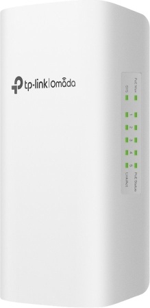 Сетевое оборудование TP-Link SG2005P-PD, Коммутатор Smart линейки Omada с 5 гигабитными портами (1 порт с входящим PoE++, 4 порта с исходящим PoE+), всепогодный корпус