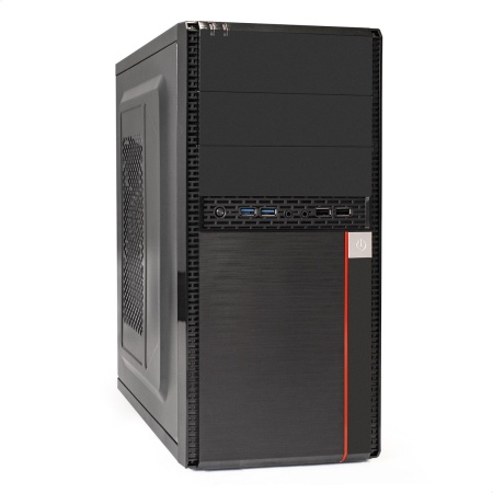Корпус Minitower ExeGate BA-204U (mATX, без БП, 2*USB+2*USB3.0, аудио, черный)
